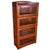 Brown Mission Quarter Sawn Oak 4 Stack Barrister Bookcase - Walnut For Sale - Image 8 of 10