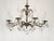 Brass Antique 8 Arm Dark Patina Opulent Brass Cut Lead Glass Crystal Chandelier For Sale - Image 8 of 15