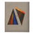 Original Modernist Multicolor Geometric Abstract Collage on Grey Handmade Paper With Braided Thread by Casey R. Klein For Sale