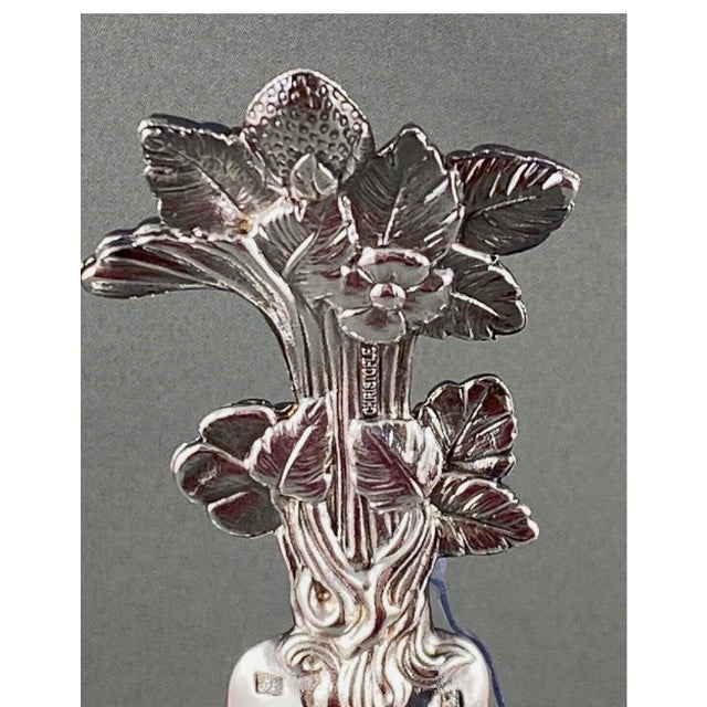1980s Exquisite Christofle Silverplated Wine Taster - Art Nouveau Masterpiece For Sale - Image 5 of 12
