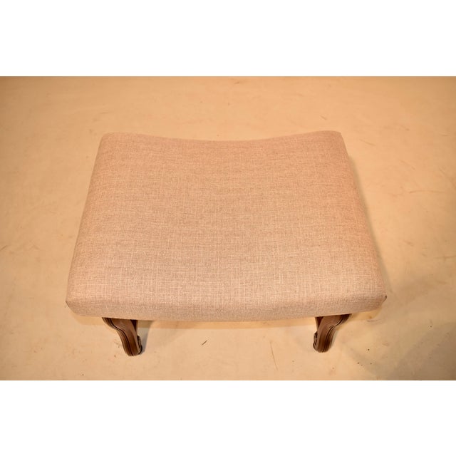 19th Century French Walnut Stool For Sale - Image 4 of 12
