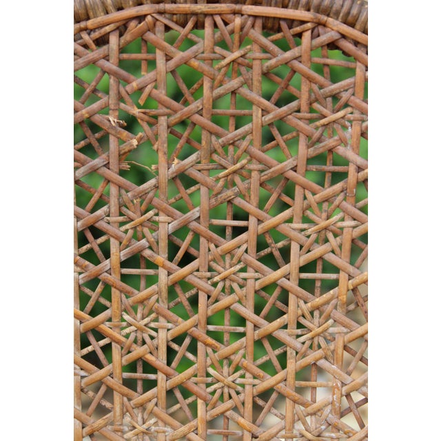 Antique Heywood Brothers & Company Wicker Rocking Chair For Sale - Image 9 of 18