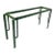 Postmodern 1970s Hand-Painted Faux Malachite Console Table by Turtle and Crane - Schumacher Xanadu Homage - Newly Painted For Sale - Image 3 of 11