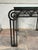Metal 1920s Deco Style Cast Iron Glass Top Table For Sale - Image 7 of 10