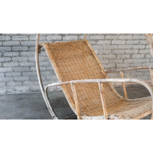 1960s Vintage Franco Bettonica “Dondolo" Lounge Chair For Sale - Image 5 of 18