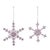 This six-piece set is perfect for traditional, modern, or glam holiday themes. Hang them individually for a delicate look,...