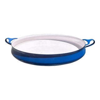 1950s Dansk Blue Kobenstyle Paella Pan 13 1/2” by Jens Quistgaard For Sale