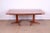 Brown John Widdicomb Mid-Century Modern Sculpted Walnut Double Pedestal Extension Dining Table, Newly Refinished For Sale - Image 8 of 12