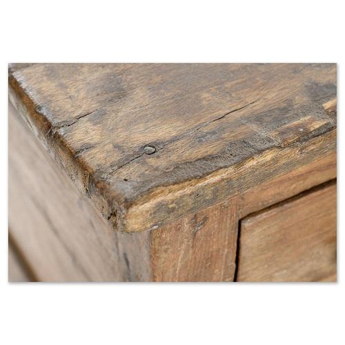 Wooden Storage Unit with 4 Drawers For Sale - Image 4 of 6