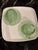 Glass 1980s Chantilly Green Cup and Saucer Set Made by Indiana Glass - Set of 4 For Sale - Image 7 of 12