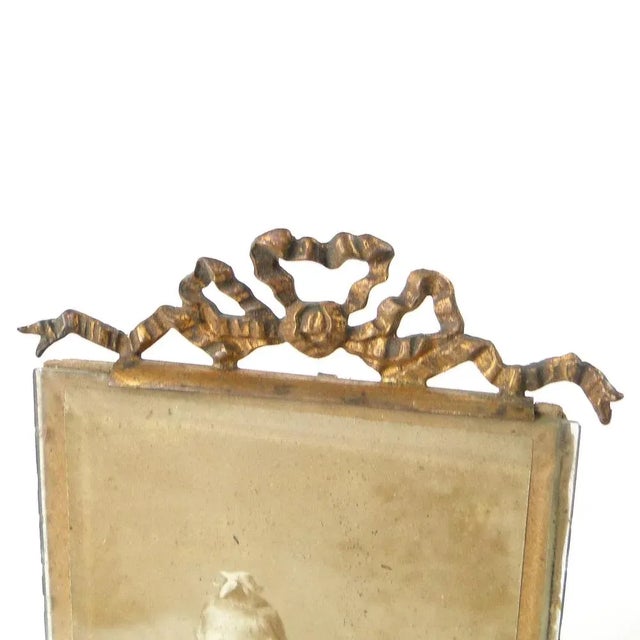 Metal Art Nouveau Minimalist Frame, 1890s For Sale - Image 7 of 8