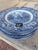 1940s Liberty Blue Staffordshire Ironstone Plates Set of 10 For Sale - Image 4 of 8
