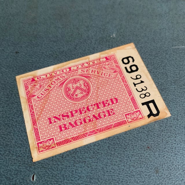 Mid 20th Century Vintage Luggage Monarch Train Case Chairish