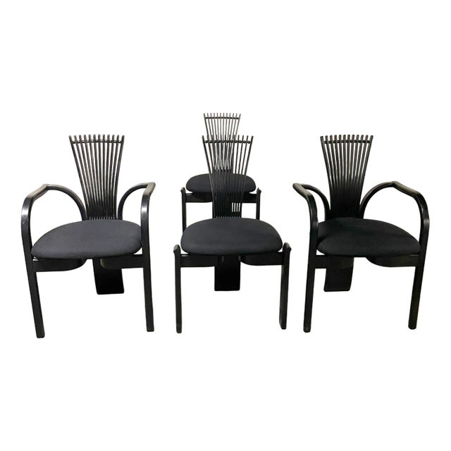 Totem Armchairs and Chairs by Torstein Nilsen for Westnofa, 1980, Set of 2 For Sale