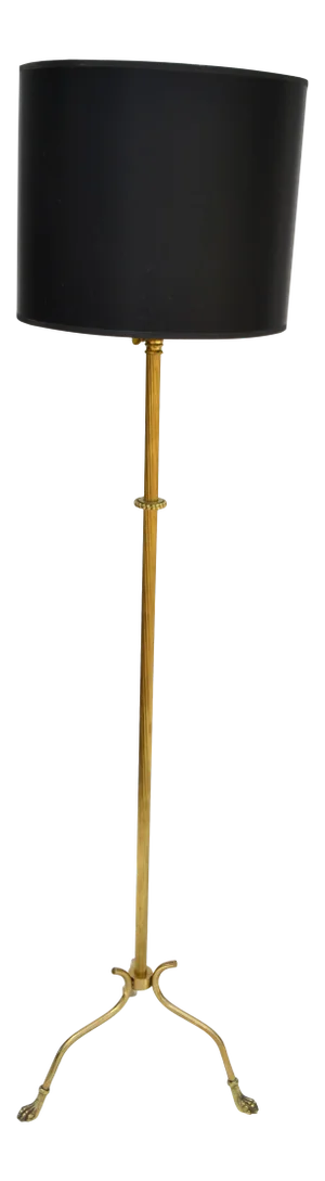 Maison Baguès French Provincial Bronze Claw Feet Floor Lamp