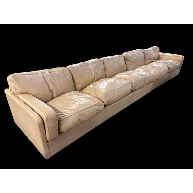 Modular Sofa in Beige Leather by Pierluigi Cerri for Poltrona Frau, 1980s, Set of 3 For Sale - Image 6 of 15