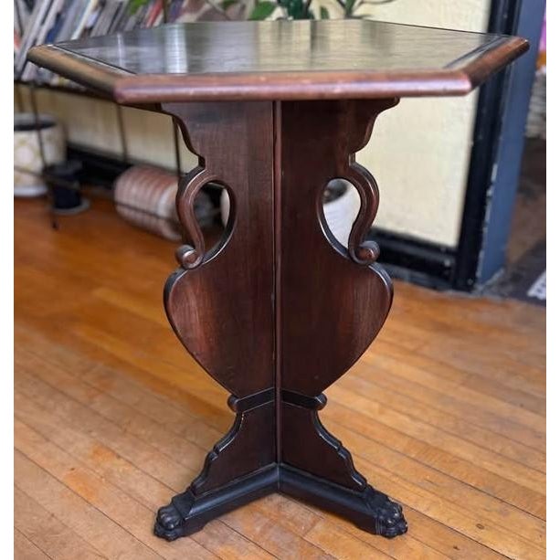 Early 20th Century Antique Kittinger Mahogany Hexagonal Tabouret Table - Early 20th Century For Sale - Image 5 of 5