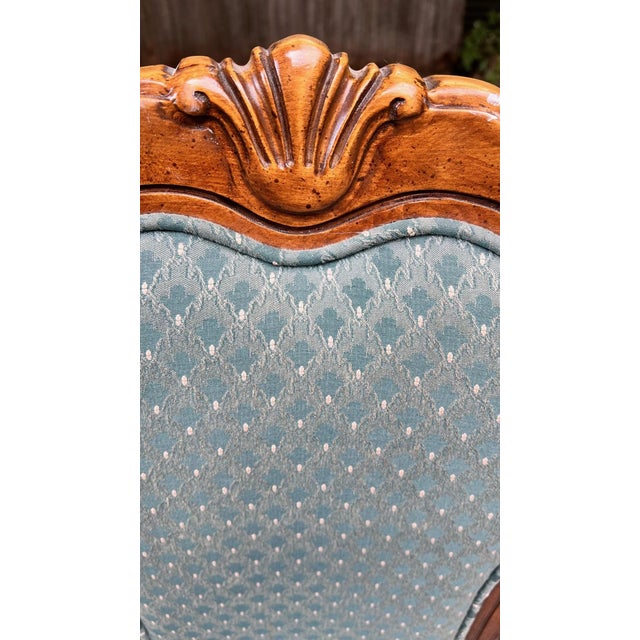 1980s White Furniture Co. Green Dining Chairs - Set of 8 For Sale - Image 9 of 12