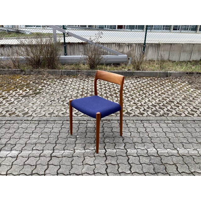 Danish Teak Model 77 Dining Chairs by Niels Otto Möller for J.L. Møllers, 1970s, Set of 4 For Sale - Image 14 of 16