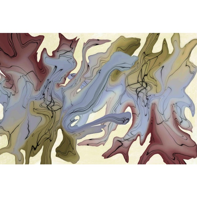 Early 21st Century Sumit Mehndiratta, Mutated Blossom, India, 2021, Archival Pigment Ink Print on Canvas For Sale - Image 5 of 5