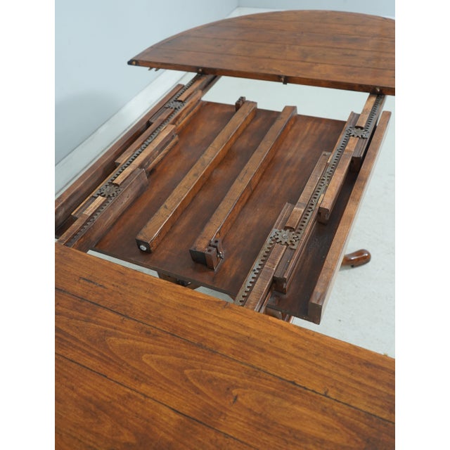 Guy Chaddok Round Distressed Dining Room Table For Sale - Image 13 of 18
