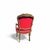 Vintage French Louis XV Style Giltwood Armchair with Rococo Carved Frame and Nailhead Trim, 1940s For Sale - Image 15 of 17