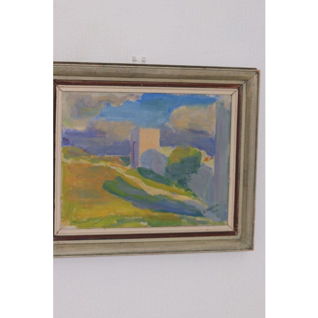 A. Nyblom, Summer Landscape, 1939, Oil on Canvas, Framed For Sale - Image 7 of 13