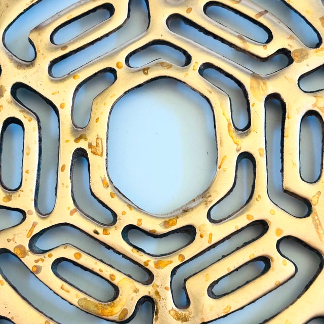 Vintage Brass Turtle Trivet For Sale In San Francisco - Image 6 of 7