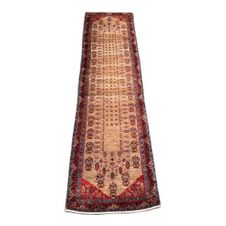 2ft 10in × 11ft 1in Iranian Gabbah Runner Rug For Sale