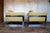 Mustard Mid-Century Pair of T-Back “Floating Cube” Lounge Chairs Milo Baughman Style — Circa 1970s For Sale - Image 8 of 18