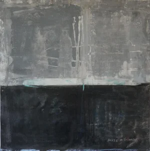"Amaze XX" Contemporary Abstract Mixed-Media Painting
