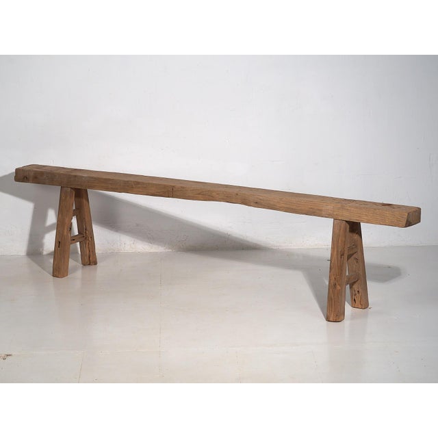 Large Antique Bench, 1870s For Sale - Image 10 of 15