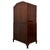 Brown Antique English Edwardian Burr Walnut Cabinet For Sale - Image 8 of 13