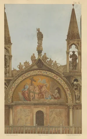 San Pietro of the Basilica of San Marco, 1881, Paper