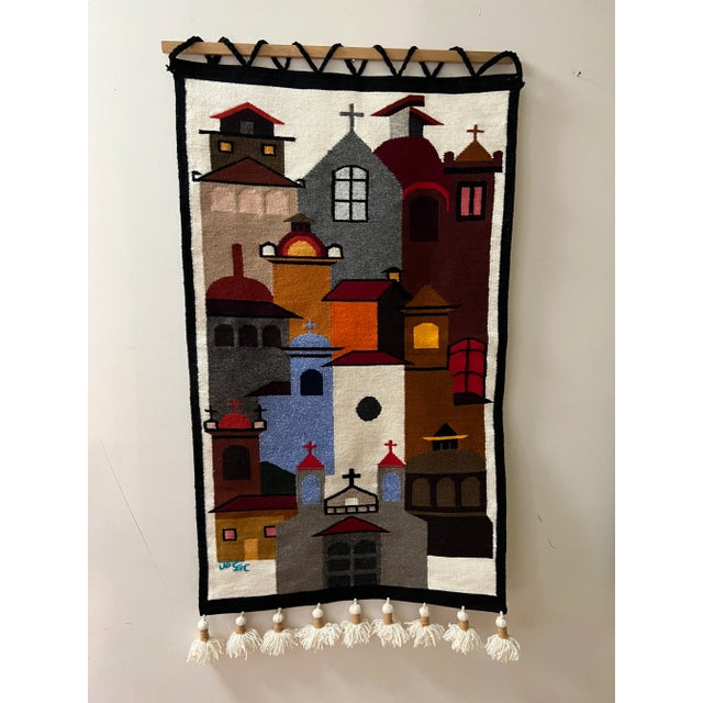 2000s Churches Wall Textile Art Chairish