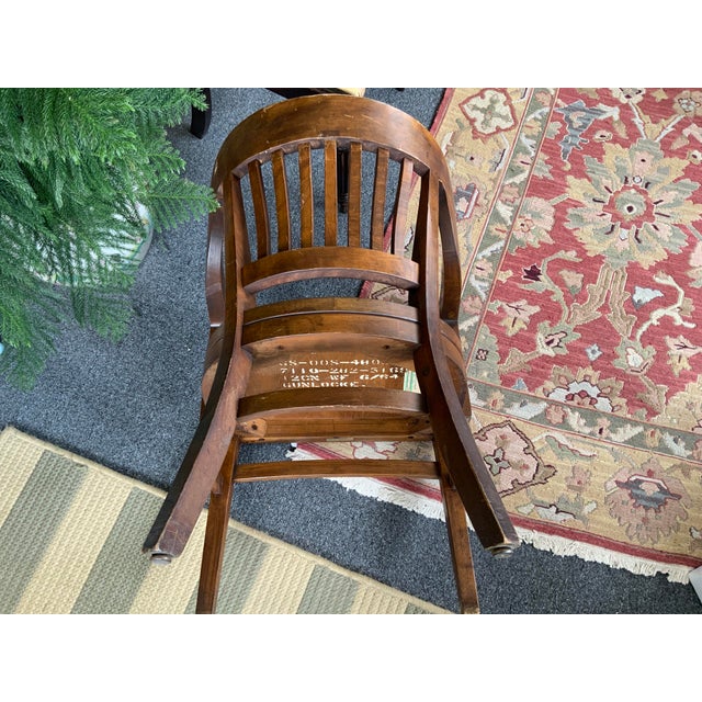 Gunlocke 20th Century Courthouse Chair For Sale - Image 4 of 11