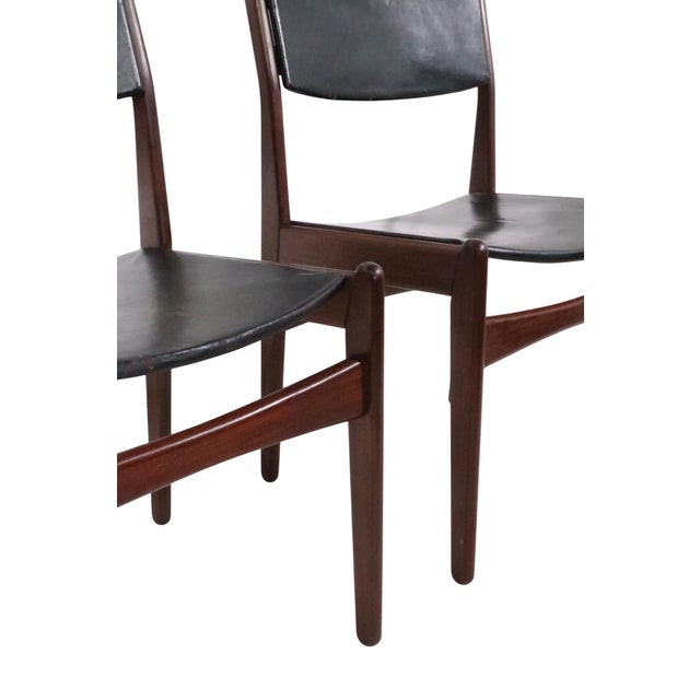 Set of Six Mid Century Danish Modern Dining Chairs by Frem Ro For Sale - Image 15 of 17
