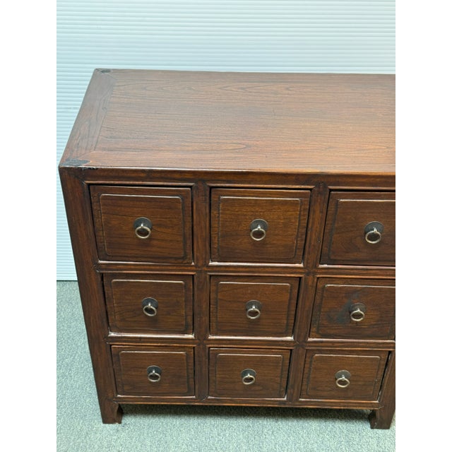 Chinese Vintage Chinese Apothecary Chest For Sale - Image 3 of 12