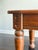 Mid 20th Century Vintage Rustic Solid Pine Square End Table — Turned Baluster Leg Farmhouse Spanish Colonial Side Table For Sale - Image 5 of 12
