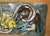 Figurative Antique 1800's Hand Painted Middle Eastern Lion Horse Pottery Majolica Wall Tile For Sale - Image 3 of 10