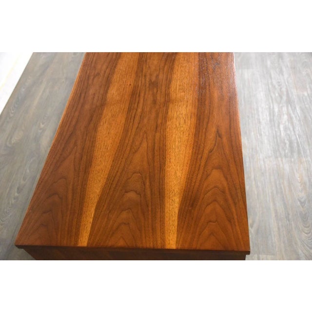 1960s Refinished Walnut Dresser by Stanley For Sale - Image 5 of 9