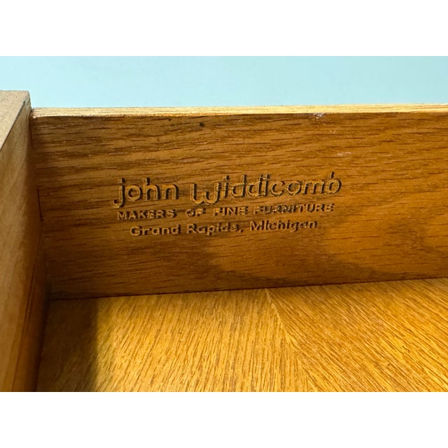 1960s Pair of Refinished Cherry Nightstands by John Widdicomb For Sale - Image 11 of 11