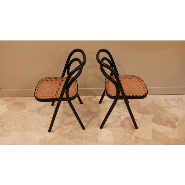 Santina Model Chairs by Carlo Santi for Zanotta, Italy, 1970s, Set of 4 For Sale - Image 9 of 18
