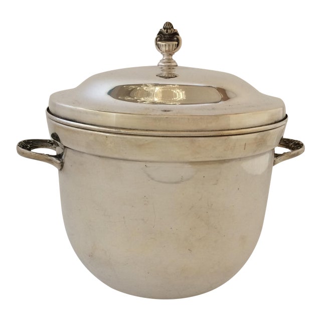 Vintage Poole Silver Company Silver Plated Ice Bucket Chairish