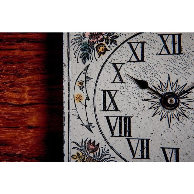 1960s Stoneware Wall Clock attributed to Raymond Peynet, 1960s For Sale - Image 5 of 9