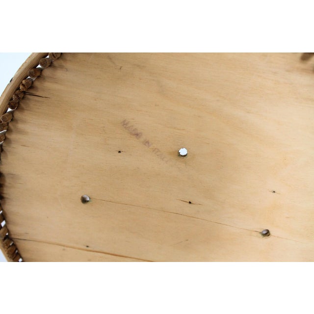 Vintage Italian Pencil Reed Basket For Sale - Image 9 of 10