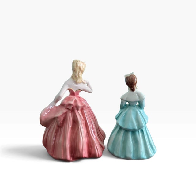 Ceramic Pasadena Vintage Victorian Florence Ceramics Figurines Collection For Sale - Image 7 of 13