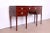 Late 20th Century Kindel Furniture Federal Inlaid Mahogany Bow Front Sideboard For Sale - Image 5 of 13