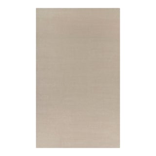Rug & Kilim’s Oversized Contemporary Textural Solid Rug in Cream and White Tones - 12x20 For Sale