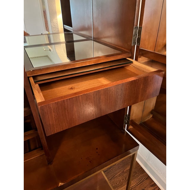 Mid Century Style Bar Cabinet For Sale - Image 10 of 13